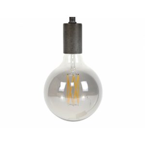 Lichtbron LED filament bol 12,5 - E27 6W dimbaar / Smoke grey glas