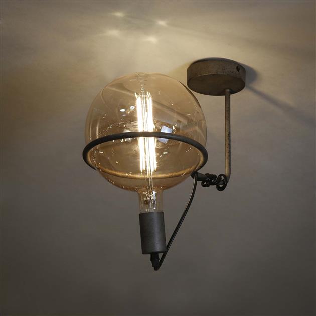 Plafondlamp 1L saturn voor 20 lichtbron / Oud zilver