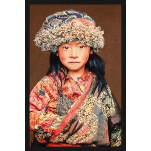 Schilderij Tibetan Child Taupe 125x198cm