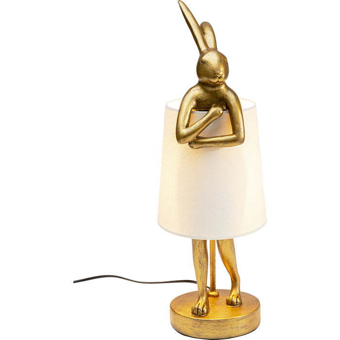 Tafellamp Animal Rabbit Gold/White 50cm